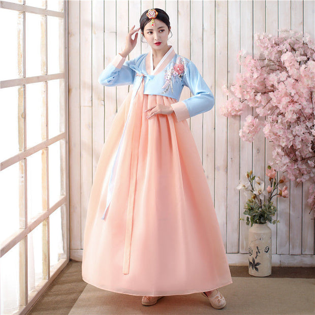 Retro Fashion Hanbok Korean  Ethnic Costumes Stage Dance Costumes 1111