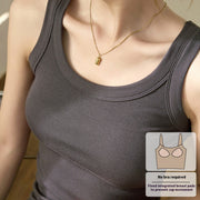 Women’s Cotton Spaghetti-Strap Slip – Anti-Exposure Bra Cover