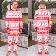 Cotton Blend European And American Parent-child Clothing Christmas Pajamas Fall Family Set