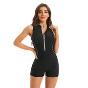 New One-piece Swimsuit Women's Tight Sleeveless