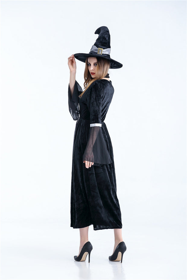 Women Scary Witch Costumes Adult Sorceress Cosplay Costume For Halloween Carnival Fancy Dress Women Magic Moment Costume 1111