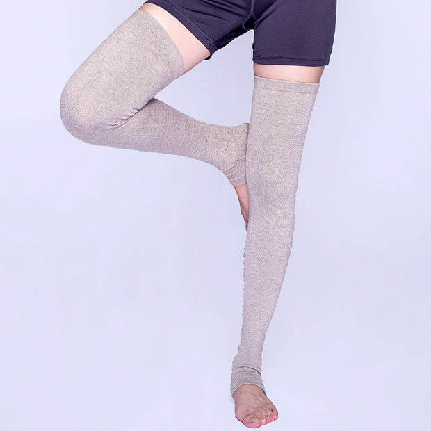 Autumn And Winter Wool Kneecap Leggings Lengthened Slim Fit Warm