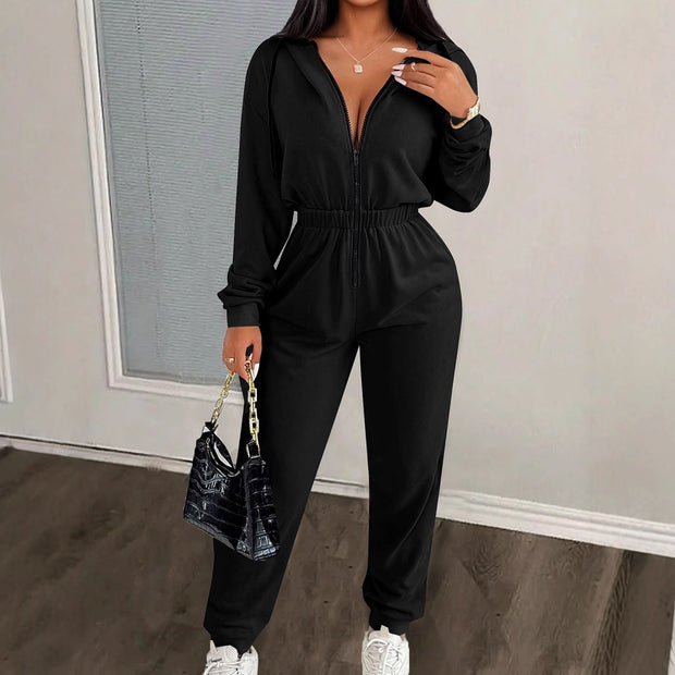 Women's Solid Color Long Sleeve Autumn And Winter Warm