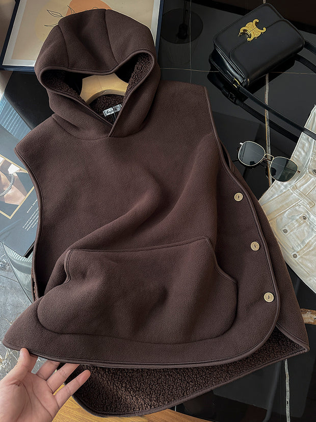 Couple's Lambswool Fleece Vest Warm