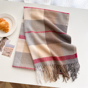 Unisex Autumn And Winter All-matching Tassel Scarf 1111