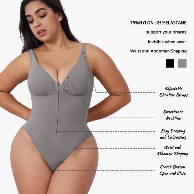 Corset Seamless Shaping And Belly Trimming Sleeveless Jumpsuit 111