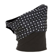 Retro One-shoulder Navel-exposed Waist-controlled Top