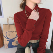 Lapel Women's Slim Bottoming Sweater