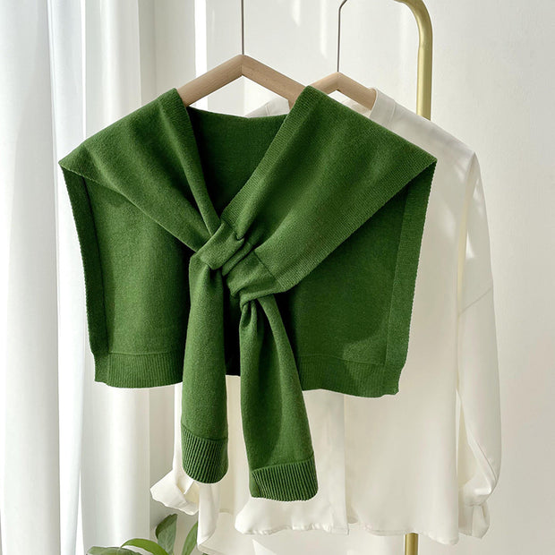 Fashion Shawl All-match Solid Color Scarf