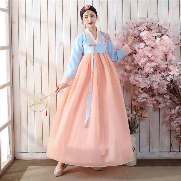 Retro Fashion Hanbok Korean  Ethnic Costumes Stage Dance Costumes 1111