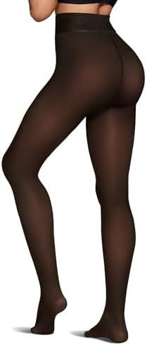 Black See-through Plus Size Women's Leggings