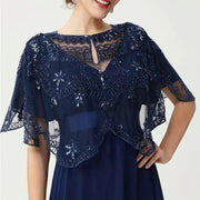 See-through Sequined Small Coat Small Waistcoat
