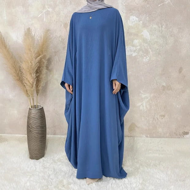 Robe Loose Solid Color Women Dress 111