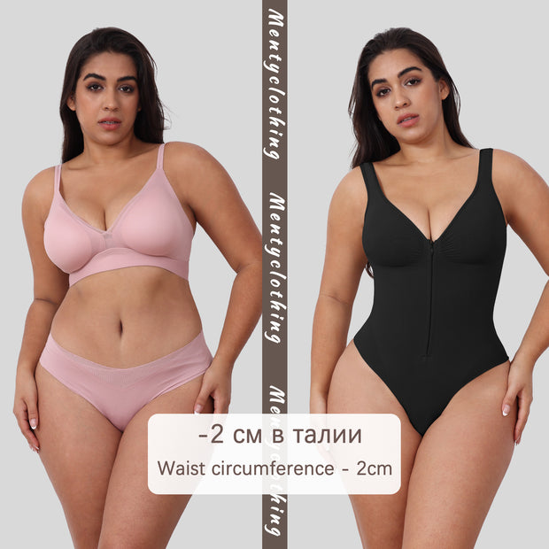 Corset Seamless Shaping And Belly Trimming Sleeveless Jumpsuit 111