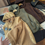 Couple's Lambswool Fleece Vest Warm