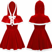 Women's Costumes Hooded Cape Christmas Party 1111