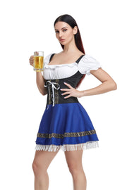 Halloween Maid Uniform Barmaid Dresses 1111