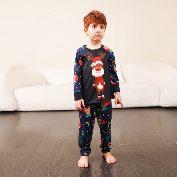Family Pajamas Suit Baby Christmas Parent-child Pajamas 1111