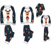 Family Pajamas Suit Baby Christmas Parent-child Pajamas 1111