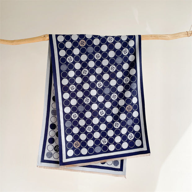 Thickened Warm Shawl Cashmere Winter Circle Scarf