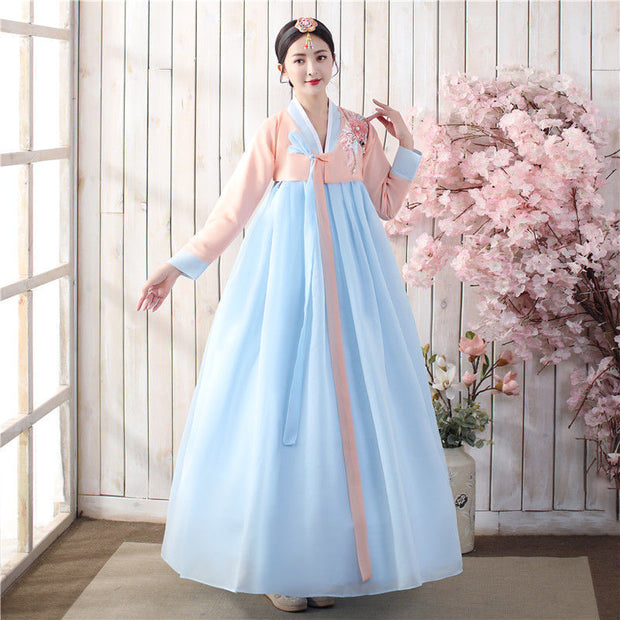 Retro Fashion Hanbok Korean  Ethnic Costumes Stage Dance Costumes 1111