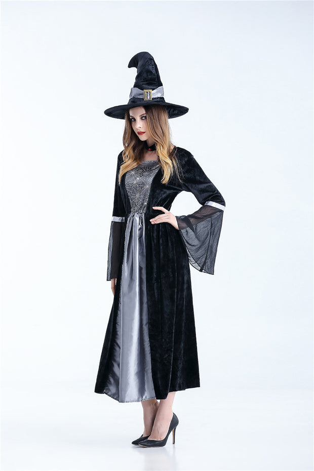Women Scary Witch Costumes Adult Sorceress Cosplay Costume For Halloween Carnival Fancy Dress Women Magic Moment Costume 1111