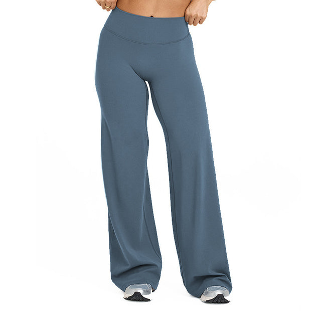Yoga Pants Women's Thin High Waist Straight Pants