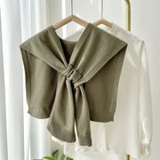 Fashion Shawl All-match Solid Color Scarf