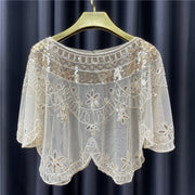 See-through Sequined Small Coat Small Waistcoat