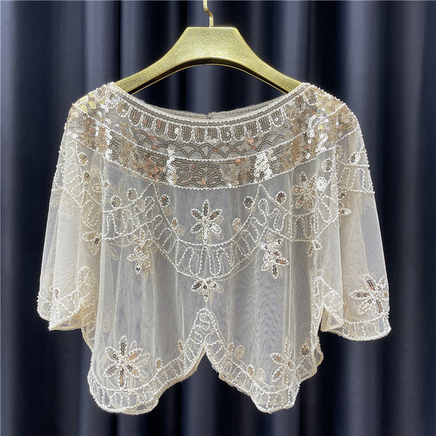 See-through Sequined Small Coat Small Waistcoat