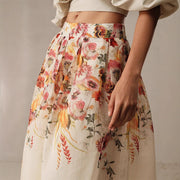 Gorgeous Elegant Bamboo Digital Printed Skirt