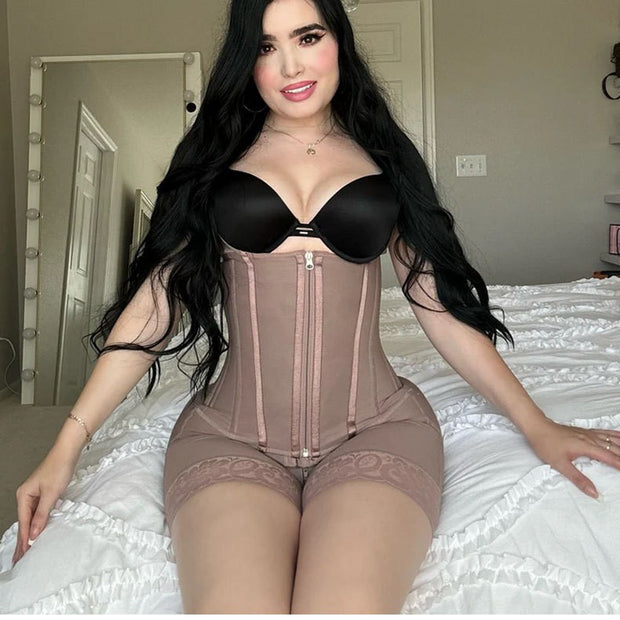 Wide Shoulder Strap Hourglass Waist-tight Chest Support Tight Body Shaping Corset 111