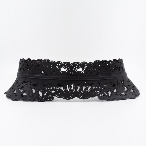 Women's Cowhide Belt Decoration Fashion Girdle Match With Coat Waist-tight Leather Belt