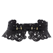 Women's Cowhide Belt Decoration Fashion Girdle Match With Coat Waist-tight Leather Belt