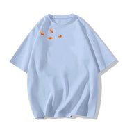 Summer Design Sense American Half Sleeve Loose Top Wear