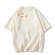 Summer Design Sense American Half Sleeve Loose Top Wear