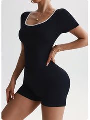 Seamless Yoga Jumpsuit Hip-lifting Backless Corset 1111