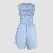 Fashion Solid Color Off-shoulder Women's Jumpsuit