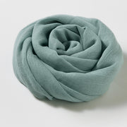 Artistic Sunscreen Solid Color Cotton And Linen Scarf 1111