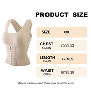 1 Pack Waist Training Women with Breast Pads – Adjustable Hourglass Corset Belt