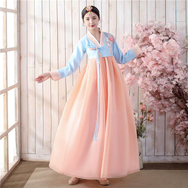 Retro Fashion Hanbok Korean  Ethnic Costumes Stage Dance Costumes 1111
