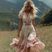 Creative Totem Women's Printed Wear Summer Dress 1111