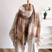 Unisex Autumn And Winter All-matching Tassel Scarf 1111
