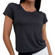 Women’s Quick-Dry Mesh T-Shirt – Lightweight, Short Sleeve with Hollow Back