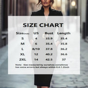 Women's Black Long Sleeve V-Collar Bodycon Dress With Belt Detail & Pockets - Formal Midi Dress For Fall Spring 111