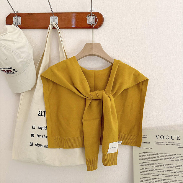Fashion Shawl All-match Solid Color Scarf