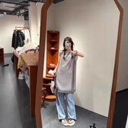 Women's Fashion Temperament Printed Sleeveless Dress
