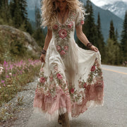 Creative Totem Women's Printed Wear Summer Dress 1111