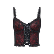 Women's New Lace Back Strappy Vest Women