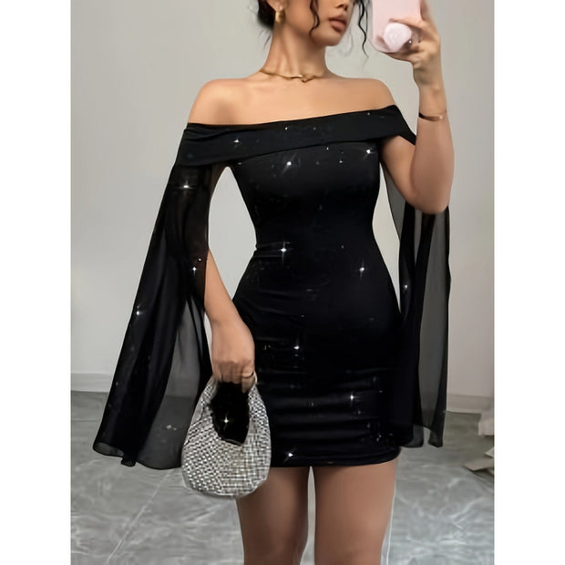 Women's Mini Dress Fashion European And American Style 1111